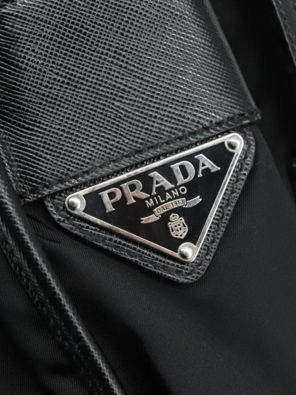 PRADA Shoulder Bag Nylon Black Auth yk16281 - Picture 12 of 16